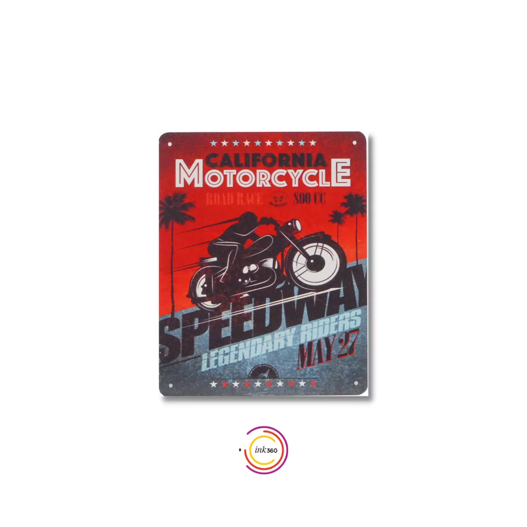 Wall Art Metal Motorcycle