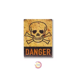 Wall Art Metal Danger