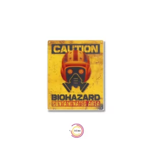 Wall Art Metal Caution