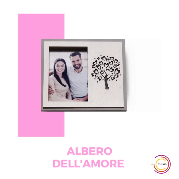 Cornice albero dell'amore